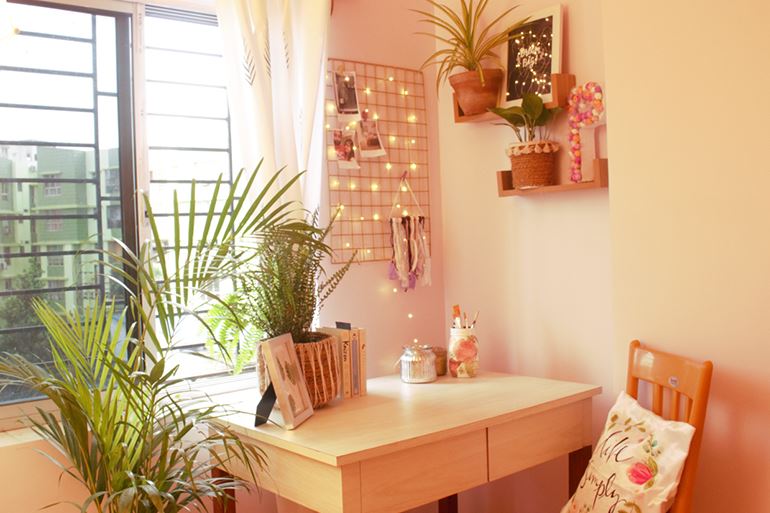 Modern-Boho Study Corner Decor