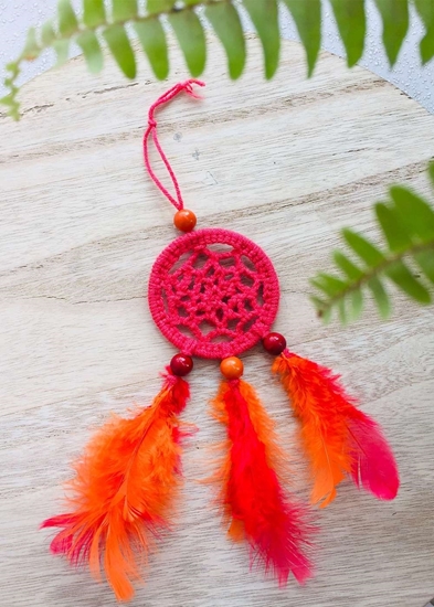 Homelymess Mini Dreamcatcher Eat Pray Dream