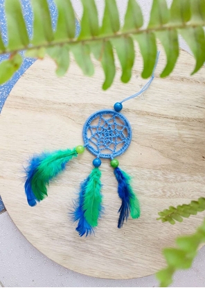 Homelymess Mini Dreamcatcher Peacock Paradise