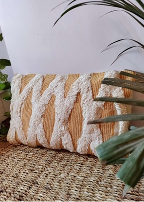 HomelyMess Yellow Jazz Boho Cushion Cover