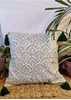 HomelyMess Egyptian Saga Block Print Cushion Cover