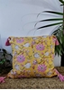 HomelyMess Springtime Bliss Block Print Cushion Cover