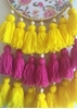 HomelyMess The Yellow Rainbow Tasseled Dreamcatcher