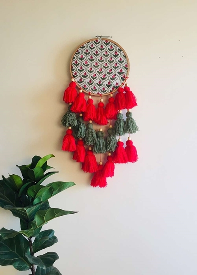 HomelyMess Fresh Dew Drops Tasseled Dreamcatcher