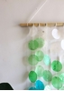 Homelymess Aqua Charmer capiz shell windchime