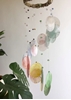 HomelyMess Seven Chakra Rainbow Caipz Shell Windchime