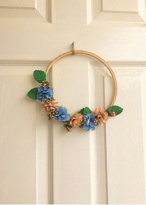 Door Wreath Daisy Gorgeousness HomelyMess