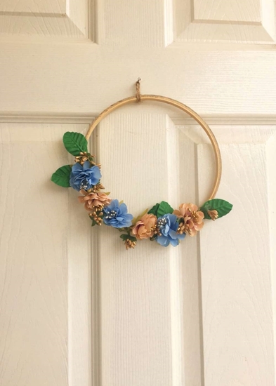 Door Wreath Daisy Gorgeousness HomelyMess