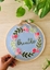 HomelyMess Breathe Embroidered Hoop with bow