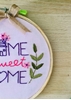 HomelyMess Pink Embroidered frame with bow