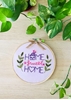 HomelyMess Pink Embroidered frame with bow