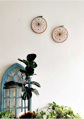 Evil Eye HomelyMess Embroidered Hoop