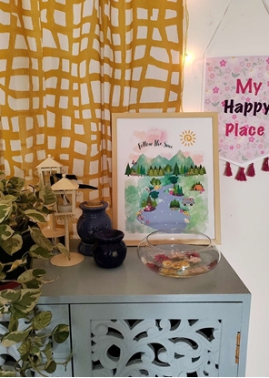 Homelymess Wall Frame Follow The Sun