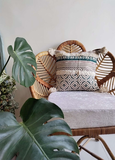 HomelyMess Greece Fairytale Boho Cushion Cover