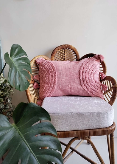 HomelyMess Pink Blush Boho Cushion Cover