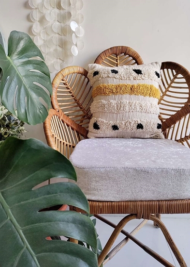 HomelyMess Yellow Mellow Boho Cushion Cover