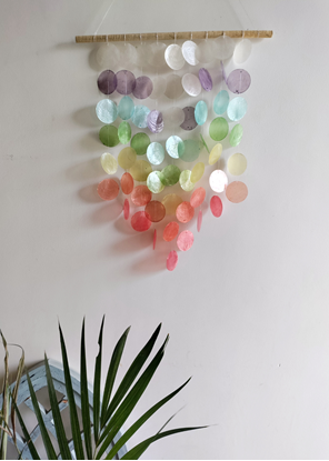 HomelyMess Sea Shells Soothing Bubbles Windchime