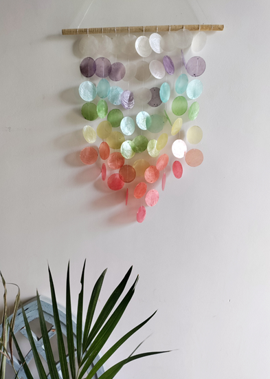 HomelyMess Sea Shells Soothing Bubbles Windchime